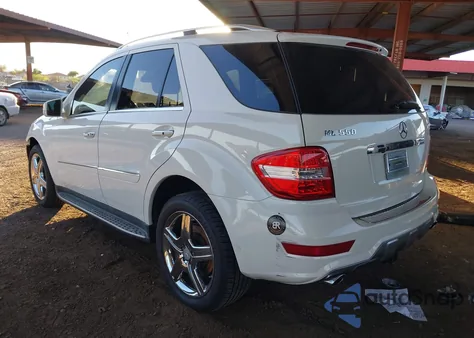 2011 Mercedes-Benz Ml 550 4Matic from USA, damaged, VIN 4JGBB7CB2BA699410